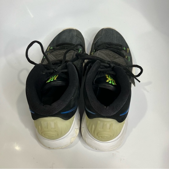 Nike Kyrie 6 sneakers black white iridescent mens size 9.5 athletic activewear - Picture 6 of 13